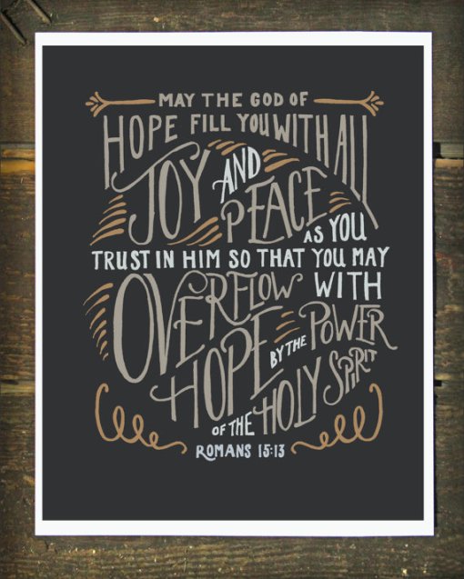 Romans 15_ 13 chalk board
